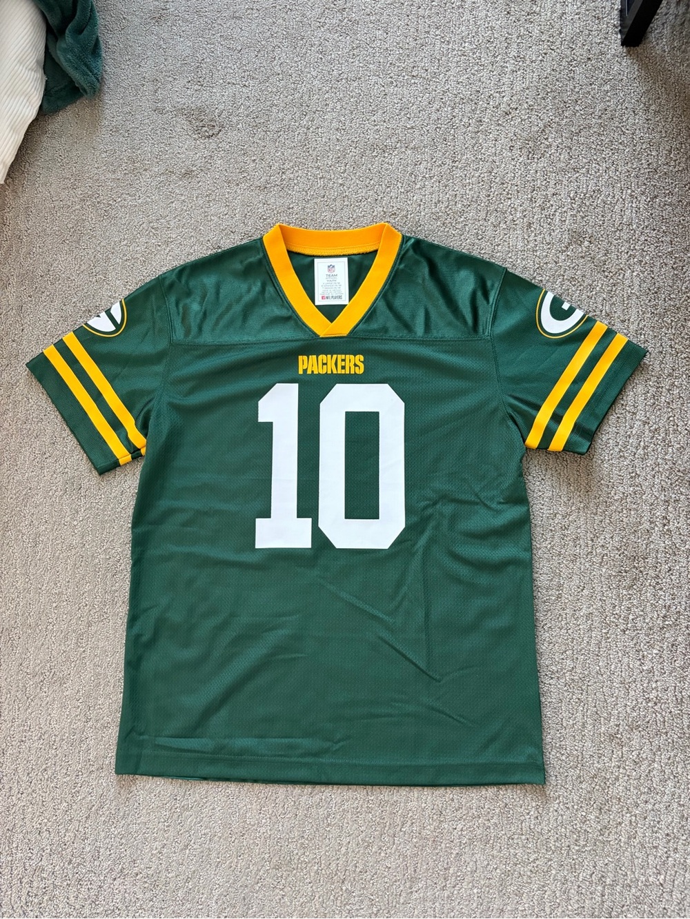 Green Bay Packers Jersey NFL Team Brand - #10 Jordan Love
